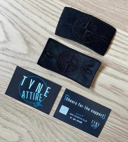 Stone Island Ghost Piece Replacement Black Adult Badge