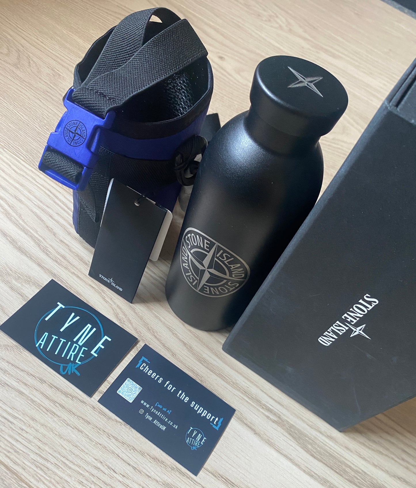 Stone Island 95776 Nylon Metal Flask With 24Bottle®️ Clima Carry Bag Bottle