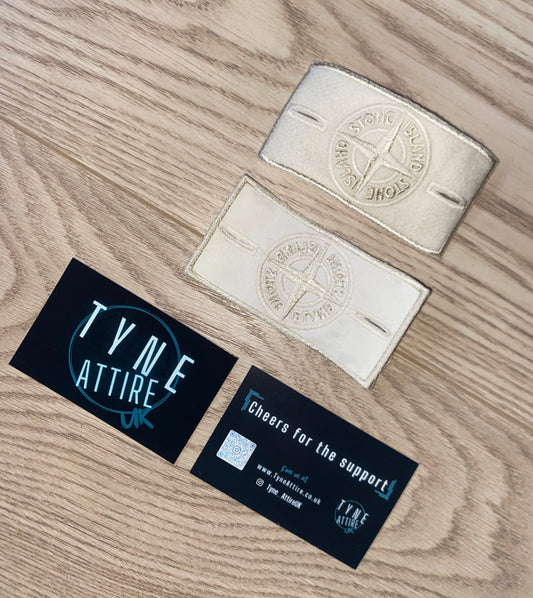 Stone Island Ghost Piece Replacement White Adult Badge