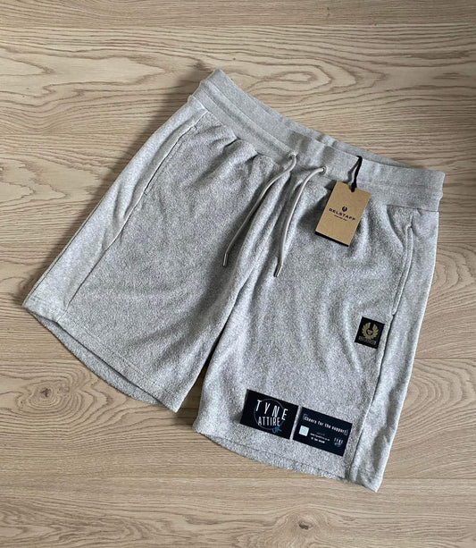 Belstaff Trawler Co/Poly Blend Old Silver Heather Grey Shorts
