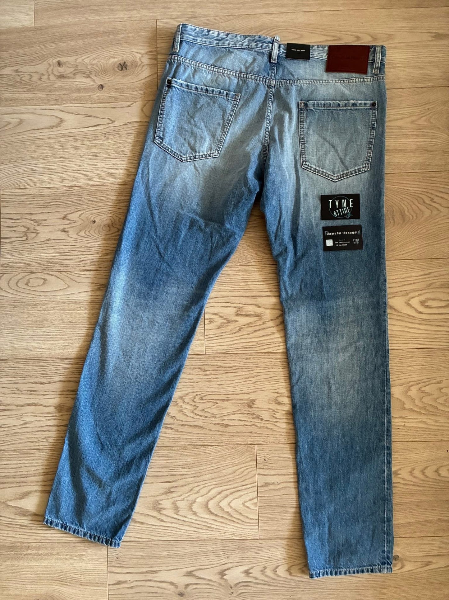 Dsquared DSQ ‘Cool Guy’ Denim Wash Effect Light Blue Jeans