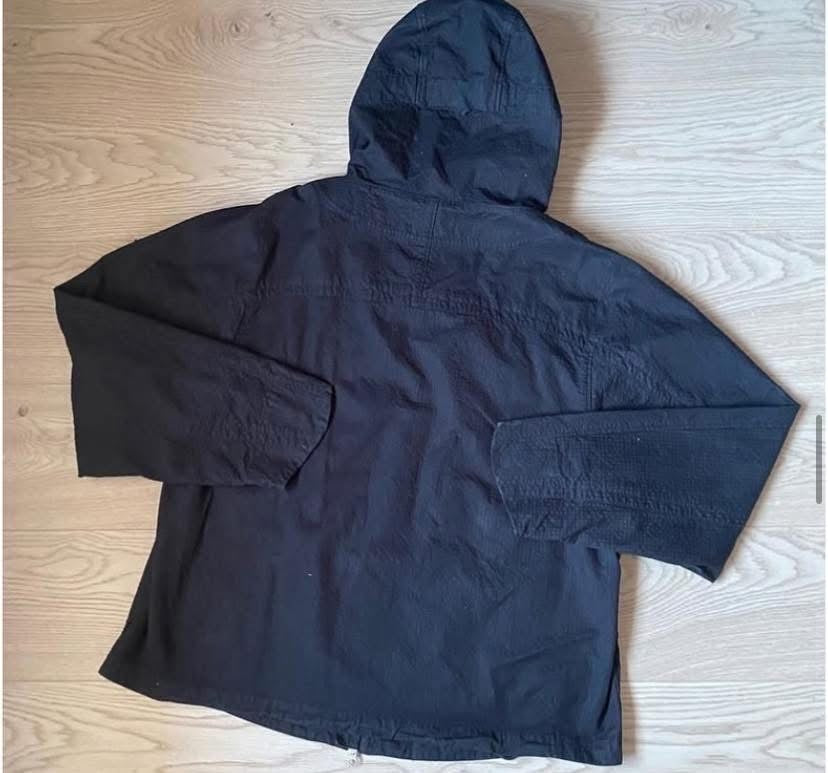 Stone Island Shadow Project 40617 Co/Ny Ripstop TC Black Short Parka Jacket