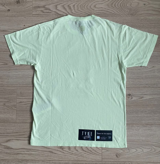 Stone Island 2NS92 ‘Abbreviation One’ Box Logo Graphic Light Green Crewneck T-Shirt