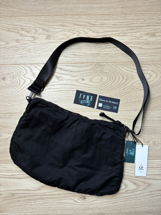 C.P. Company Nylon-B Multi Pocket Lens Utility Pack Black Crossbody/Shoulder Tote Bag