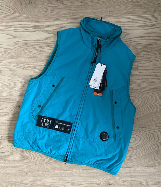 C.P. Company Lens Pocket GDP Primaloft Tile Blue Gilet