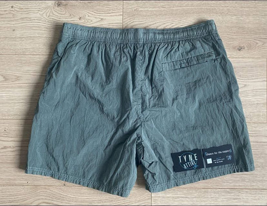 Stone Island B0943 Nylon Metal Econyl Patch Logo Sky Blue Swim Shorts
